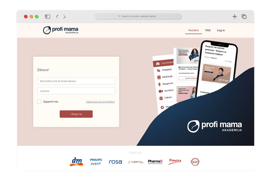 Profi-Mama mockup
